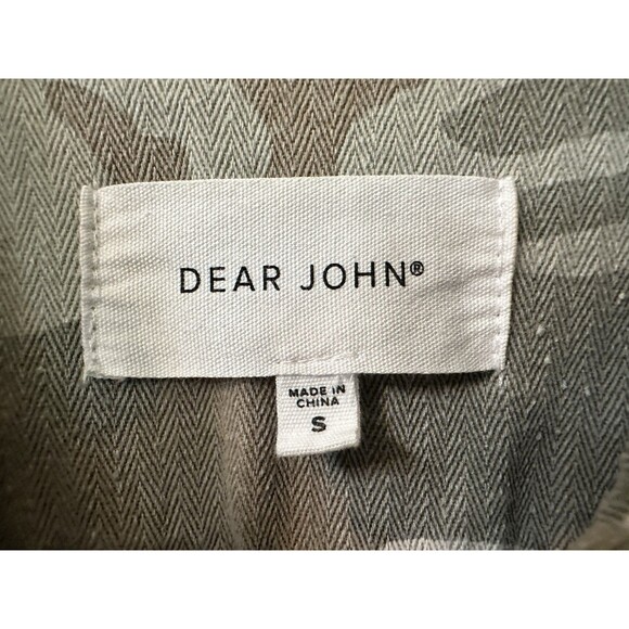 Dear John Womens Size Small Desert Sage Camo Embroidered Roxie Denim Jacket EUC - Picture 12 of 13
